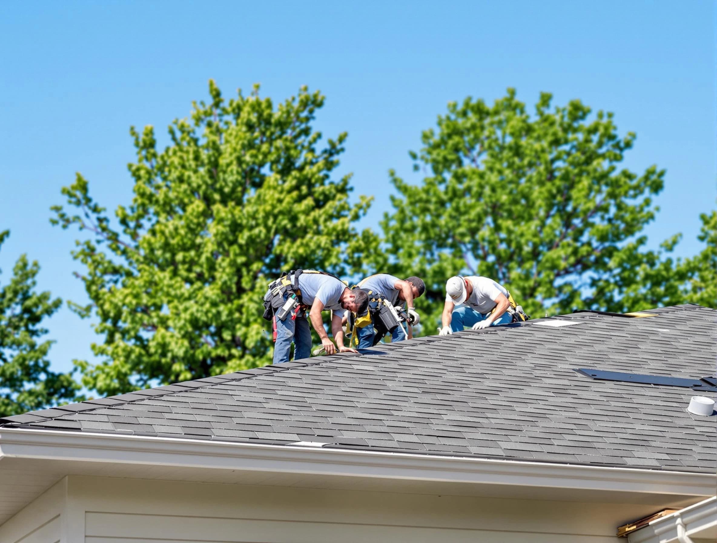 New Franklin Roofing Company technicians providing top-quality roofing services in New Franklin, OH